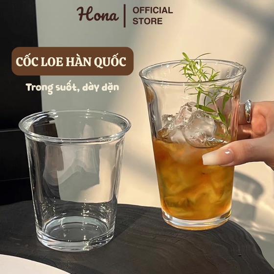 Cốc uống cà phê — Ly thuỷ tinh miệng loe