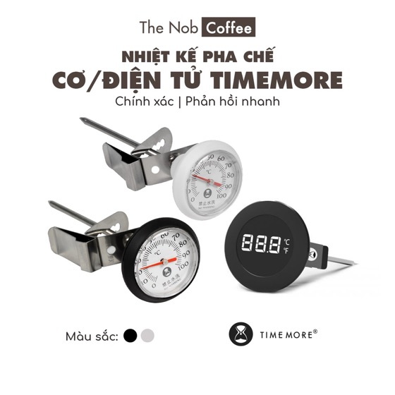 Nhiệt kế — Nhiệt kế Timemore có kẹp ấm