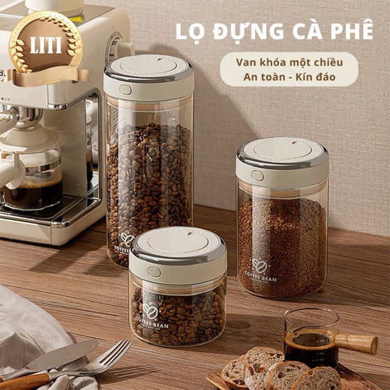 Hũ đựng hạt — Hũ đựng hạt nắp kín